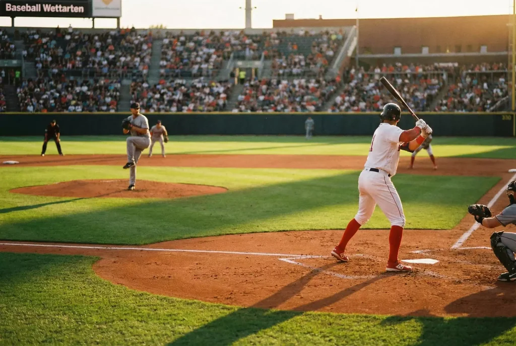 Baseball Wettarten: Moneyline, Run Line und Totals auf einem Spielfeld erklärt